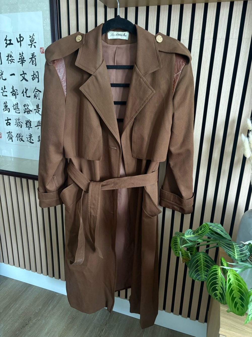 Vintage Le Amiche Trench Coat